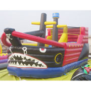 inflatable pirate slide